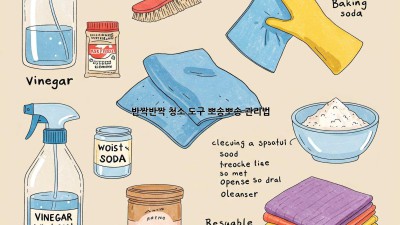 ✨반짝반짝✨ 청소 도구, ✨뽀송뽀송✨ 관리법! 🧺